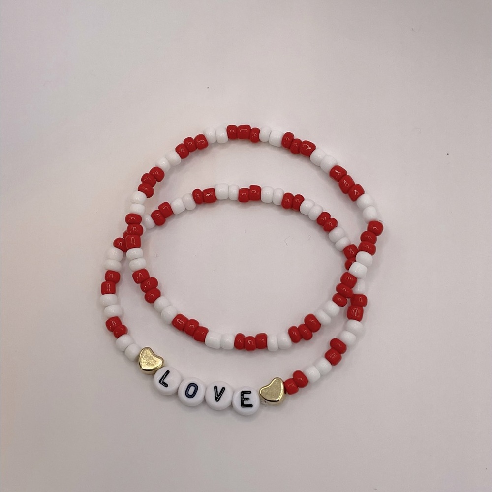 Valentine’s Day LOVE Bracelet Duo